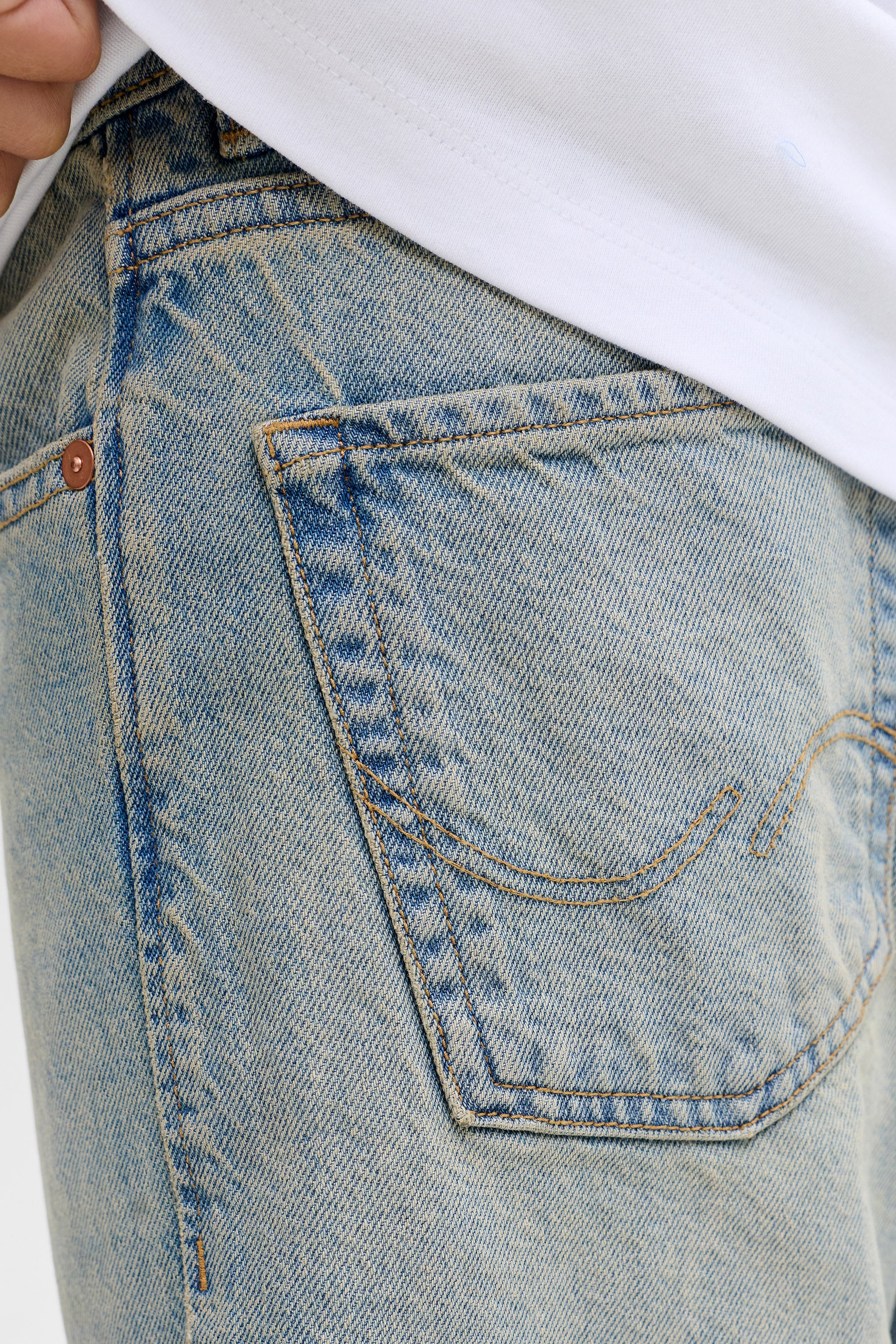 JJIALEX Loose Fit Jeans - Blue Denim