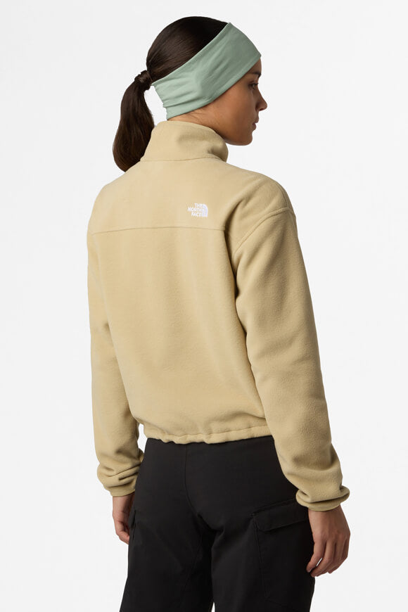 Maglione in pile Glacier Crop - Khaki Stone