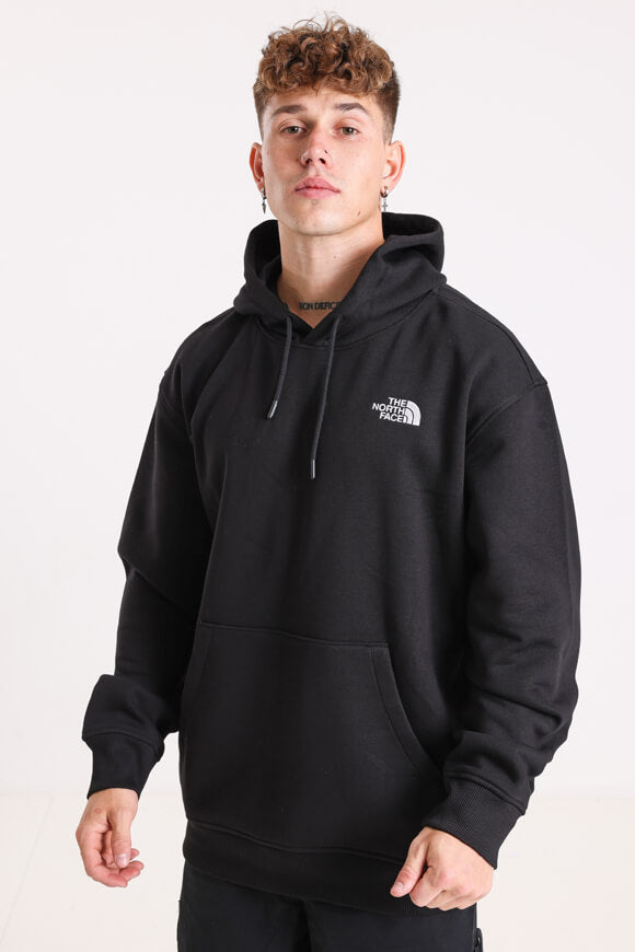 Kapuzensweatshirt - Schwarz