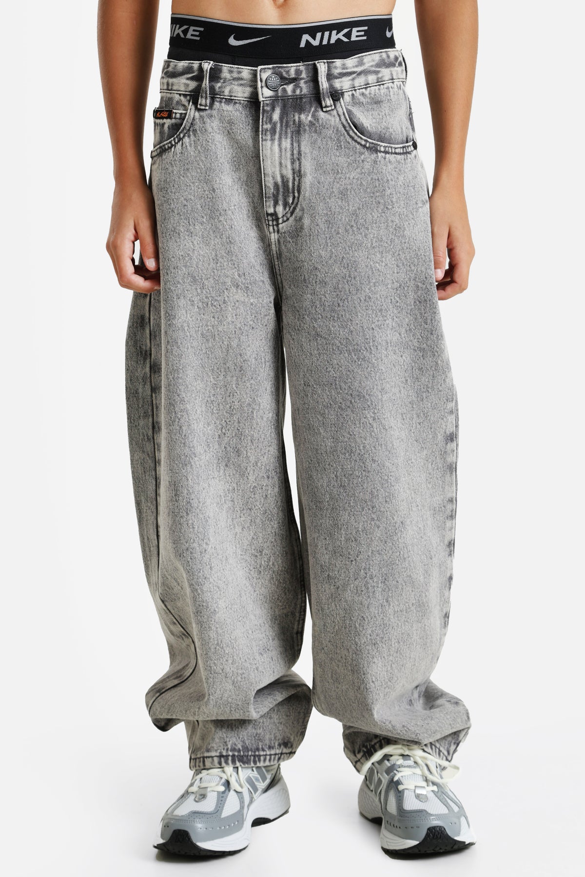Jean ballon fit - Gris