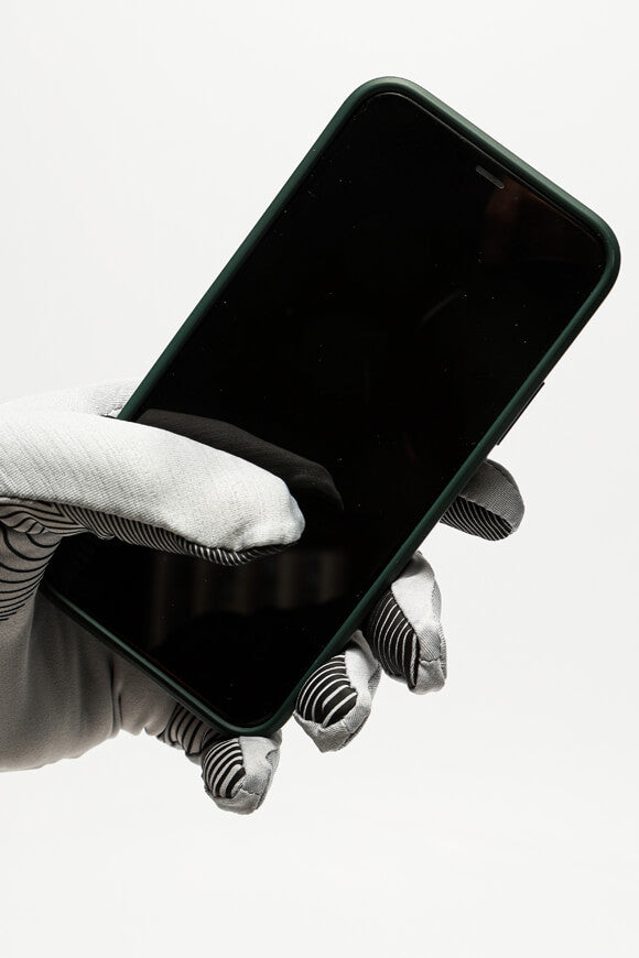 Gants tactiles - Gris fumé clair