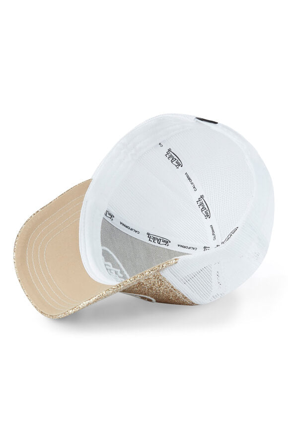 Casquette trucker / snapback - Gold + White