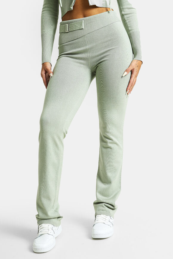 Flare Strickhose - Sage