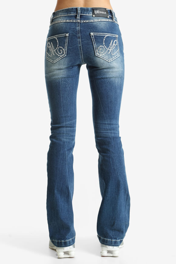 Flare Jeans - Dunkelblau