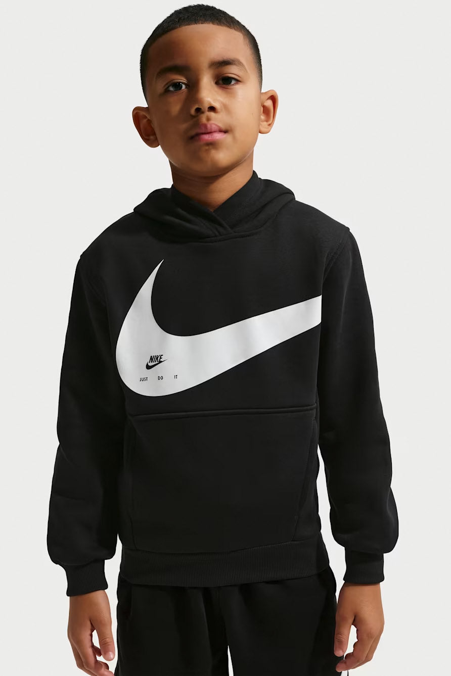 Sportswear Club Kapuzensweatshirt - Black + White