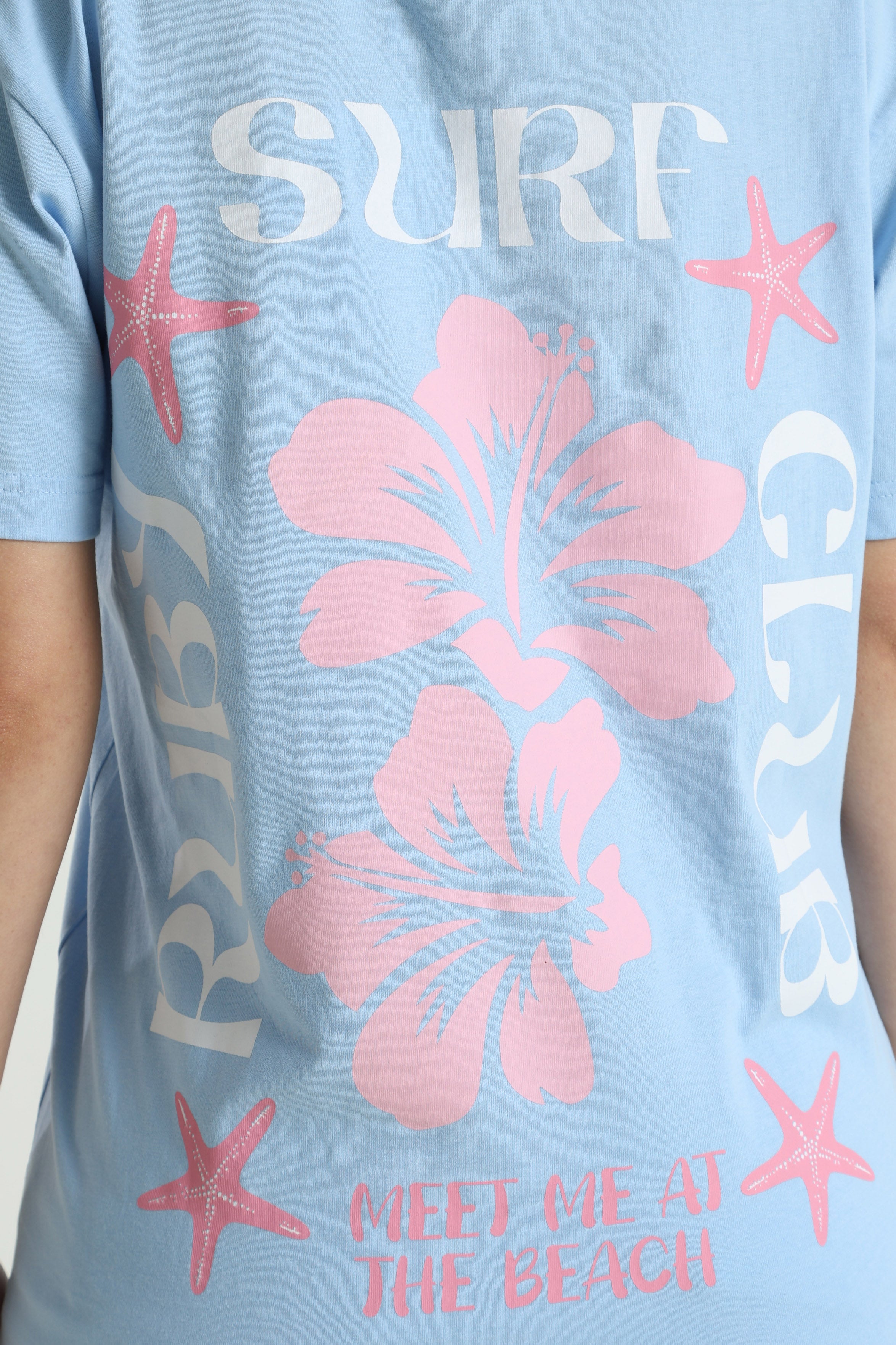 Long T-Shirt - Hellblau