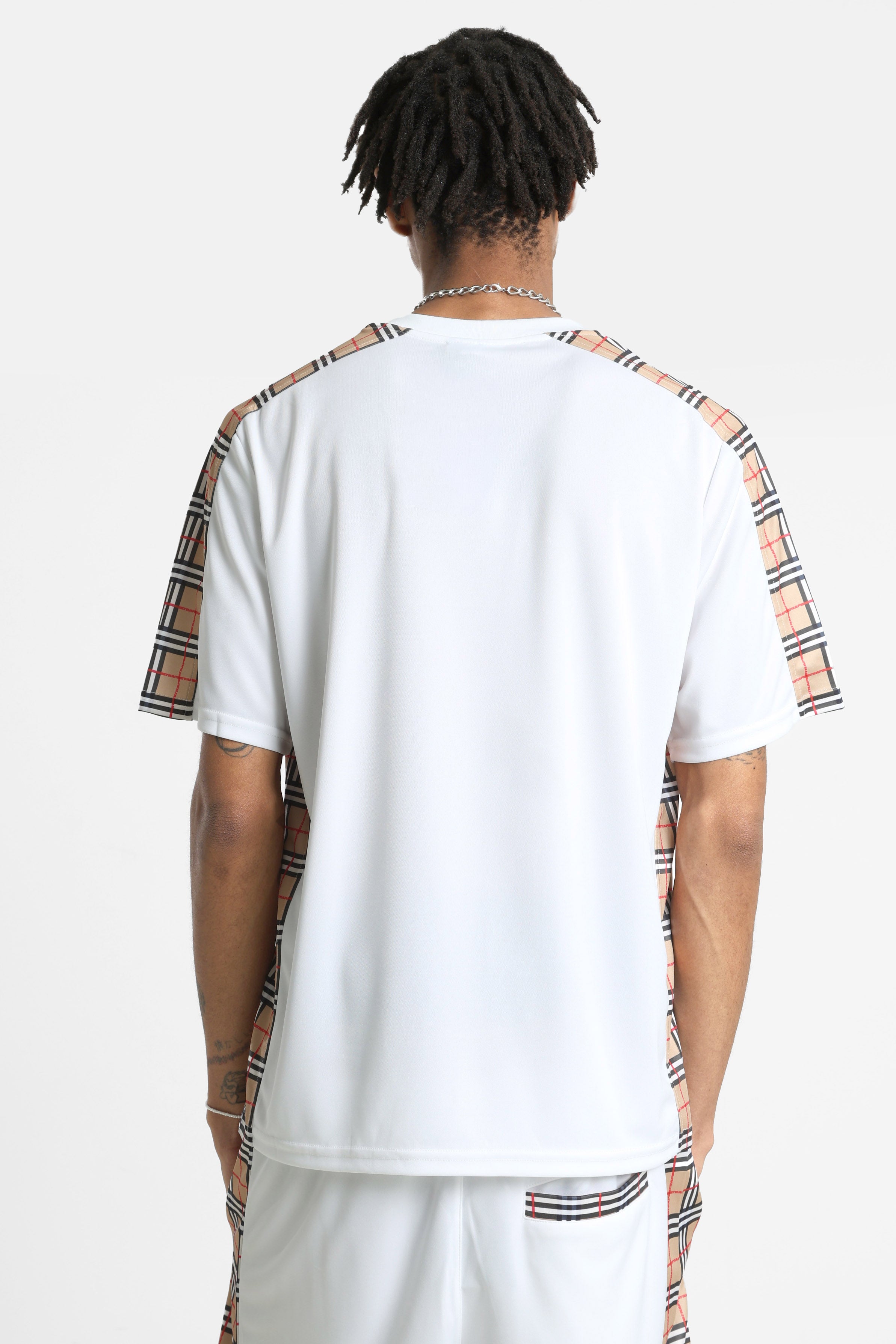 T-Shirt - Weiss + Beige