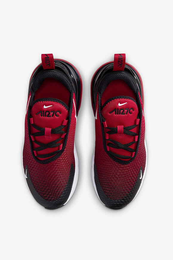 Air Max 270 Kids Sneaker - Gym Red + White + Black