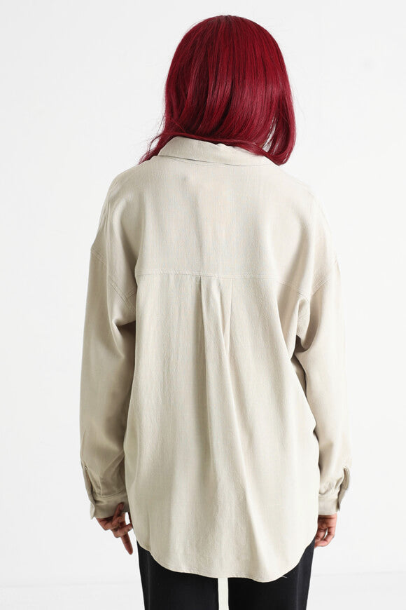 Chemise oversize en lin - Stone