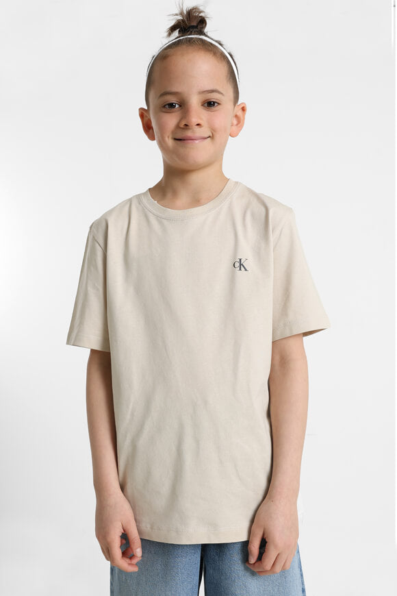 Monogram T-Shirt - Oyster Gray