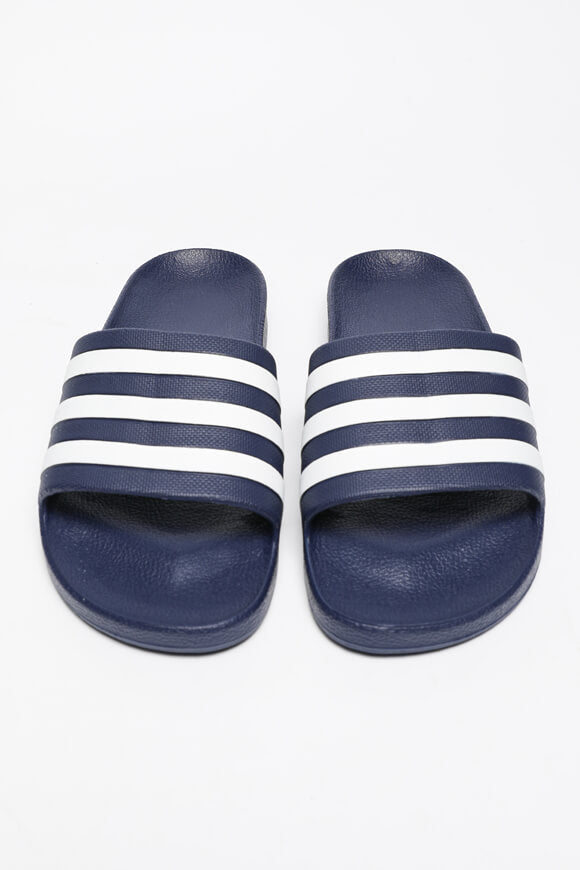 Adilette Aqua Pantoletten - Dunkelblau