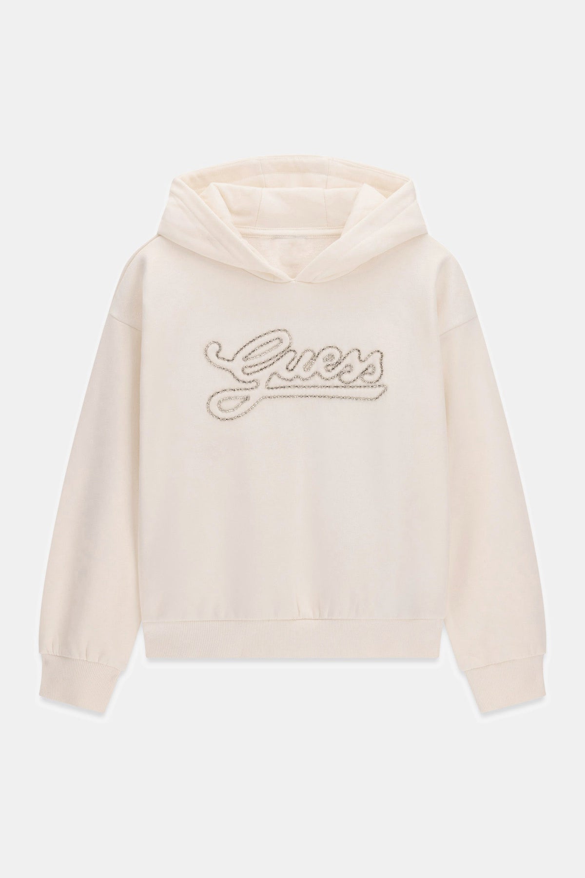 Felpa con cappuccio - Cream White