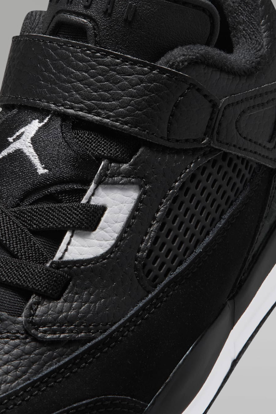 Spizike Kids Sneaker - Black + White + Anthracite