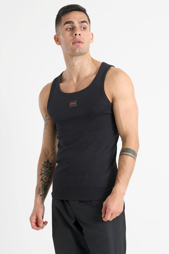 Débardeur côtelé Edge - Noir