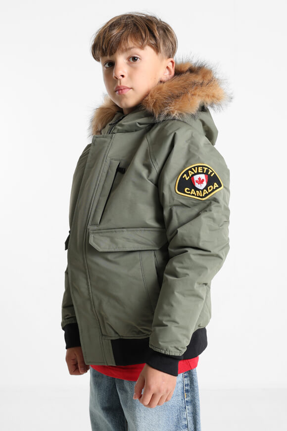 Abelli Wattierte Bomberjacke - Dusty Olive