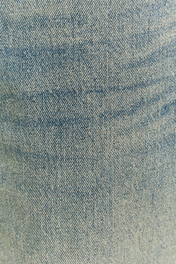 High Waist Wide Leg Jeans - Blue Washed