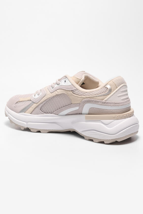 TH Modern Rugged Runner Sneaker - Light Grey + Beige + White