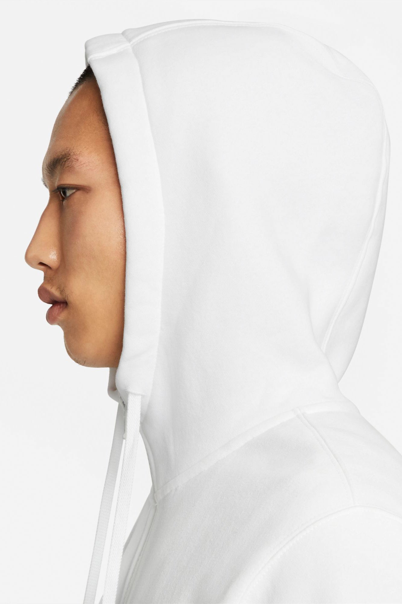 Kapuzensweatjacke - Weiss