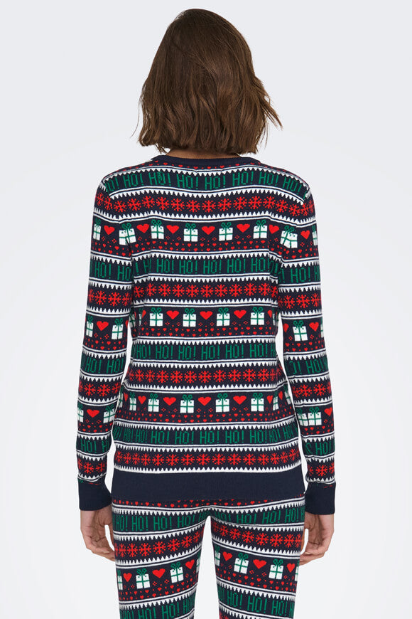 ONLXMAS Christmas knitted sweater - Night Sky