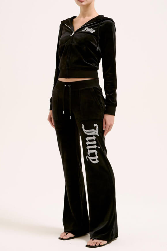 Robertson Samt Crop Jacke - Black