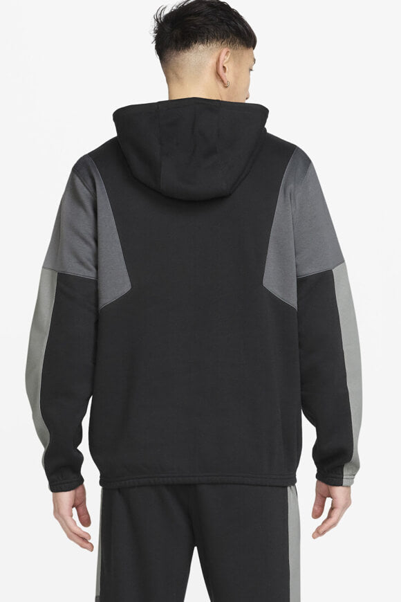 Hooded sweatshirt - Black + Grey
