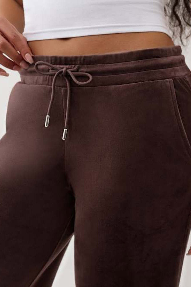 Velvet pants - Fudge