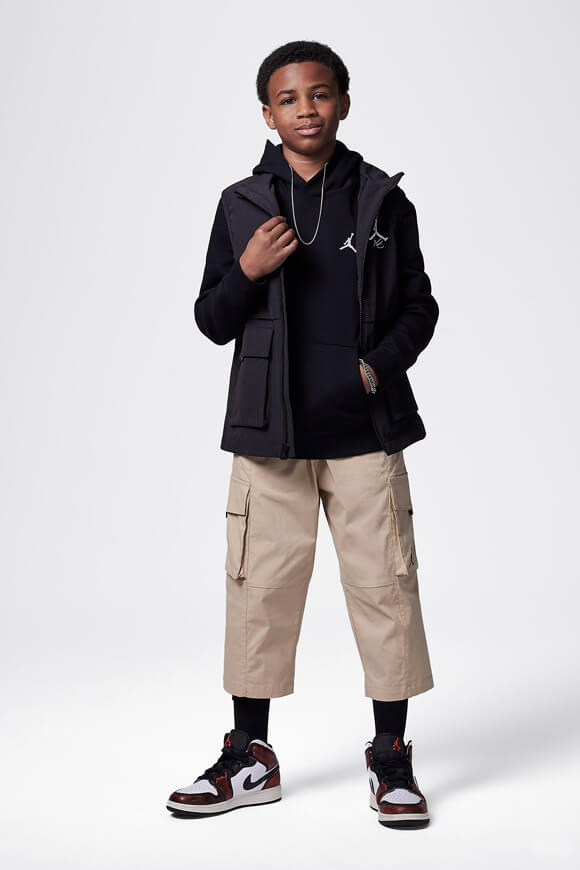 Brooklyn Fleece Kapuzensweatshirt - Black