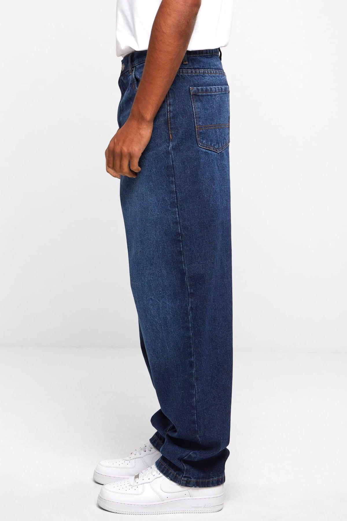 Baggy fit jeans L32 - New Dark Blue Washed