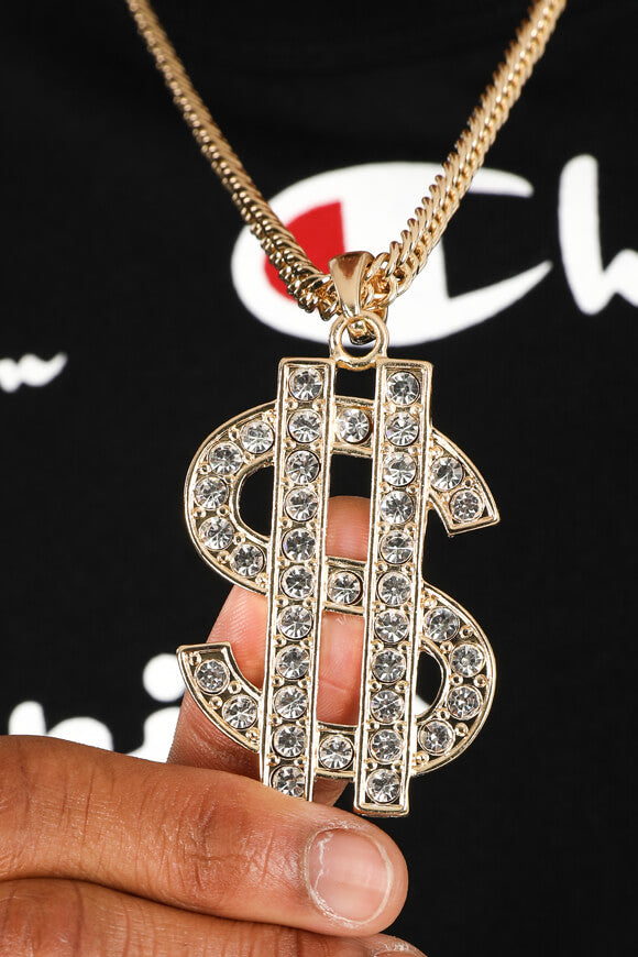 Curb chain necklace - Gold