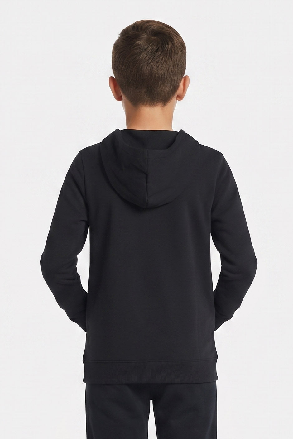 Felpa con zip - Black