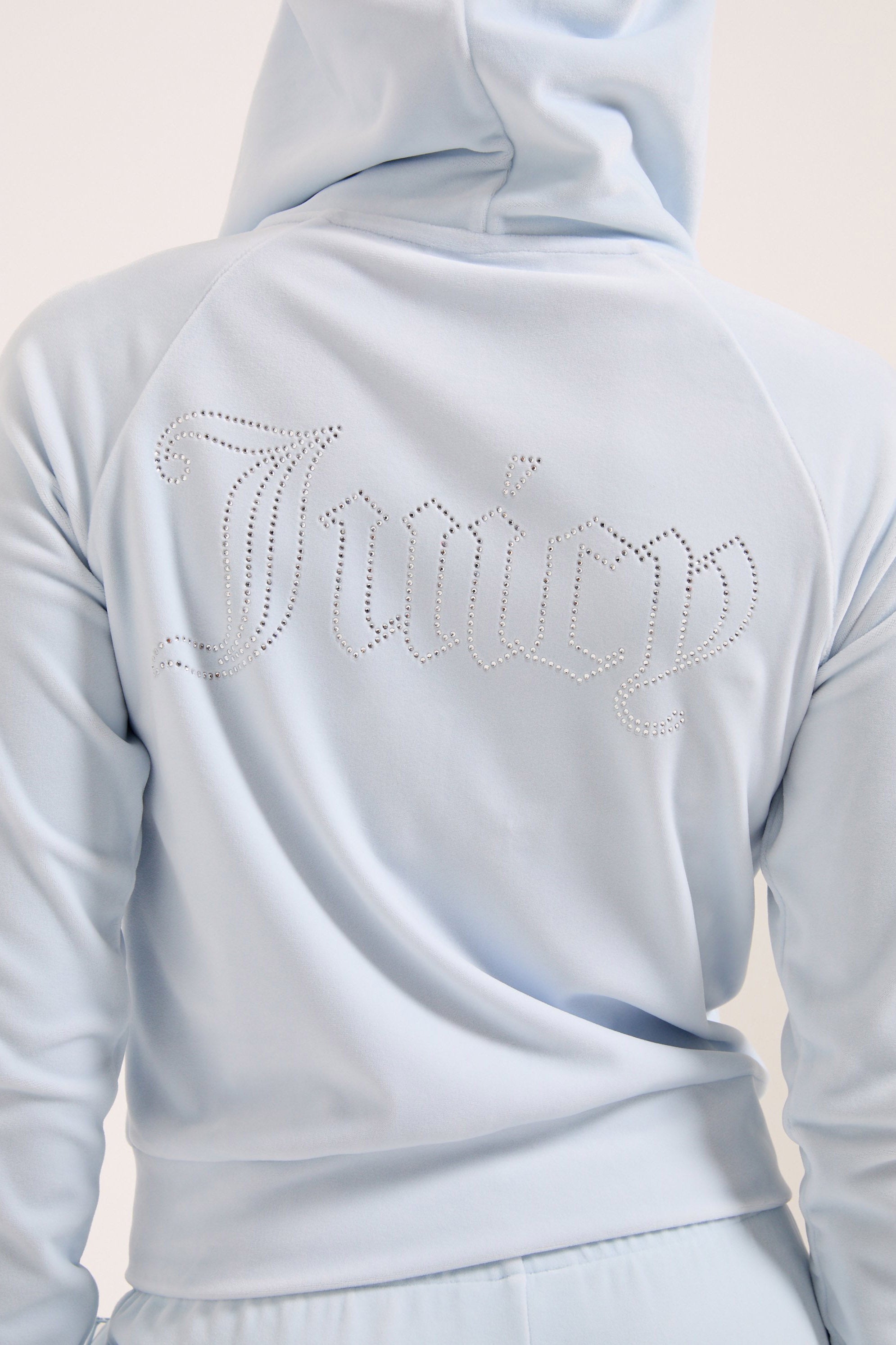 Madison Velvet Crop Jacket - Nantucket Breeze