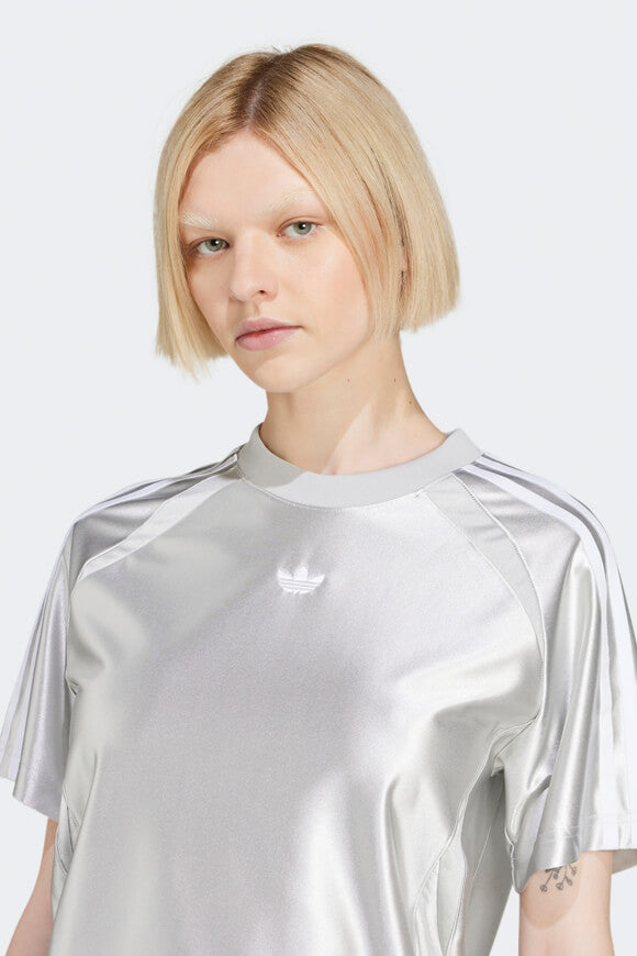 Adicolor Teamgeist Oversize Satin T-Shirt - Grey Two