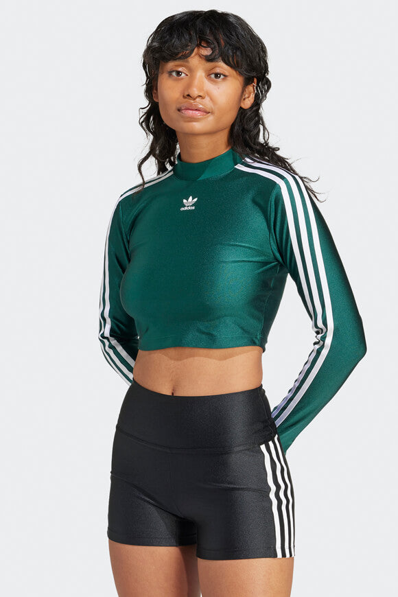 Crop long sleeve shirt - Collegiate Green