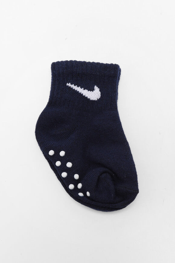 Dreierpack Anti-Rutsch Baby Socken - Cobalt Bliss Heather