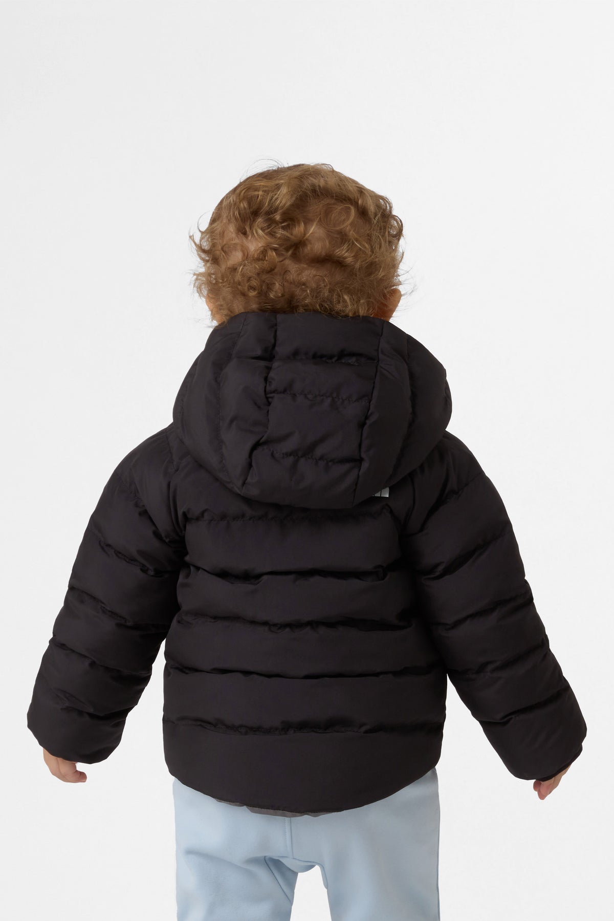 Perrito Leichte Baby Wendejacke - Black + Dark Grey