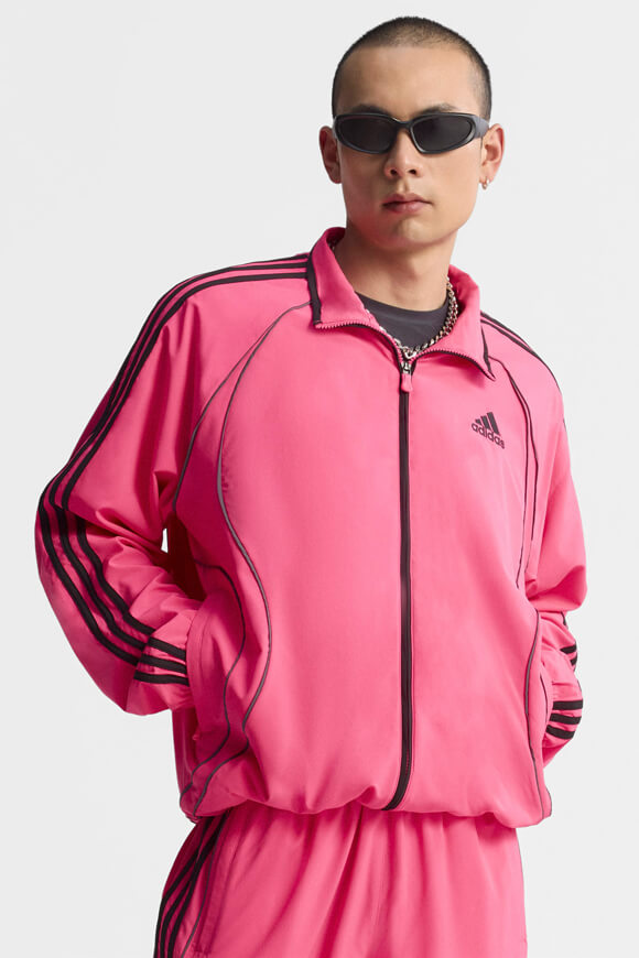 Teamgeist Adicolor training jacket - Lucid Pink + Black