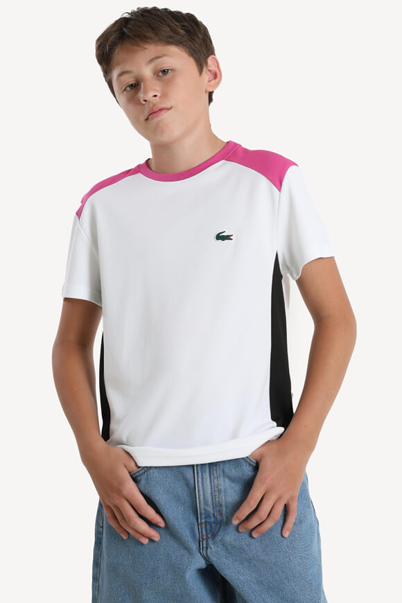 Maglietta - Bianco + Malva