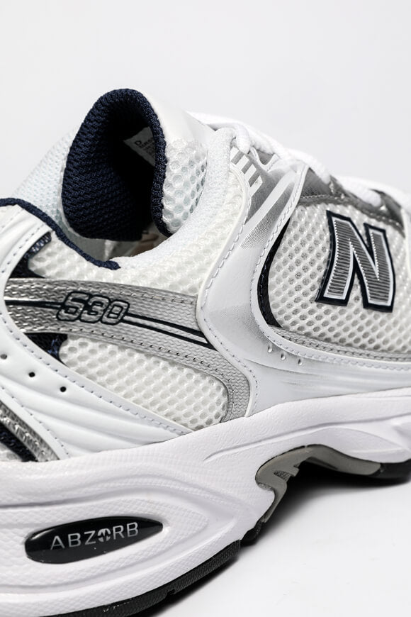 MR530 Sneaker - White + Blue