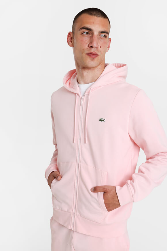 Kapuzensweatjacke - Flamingo