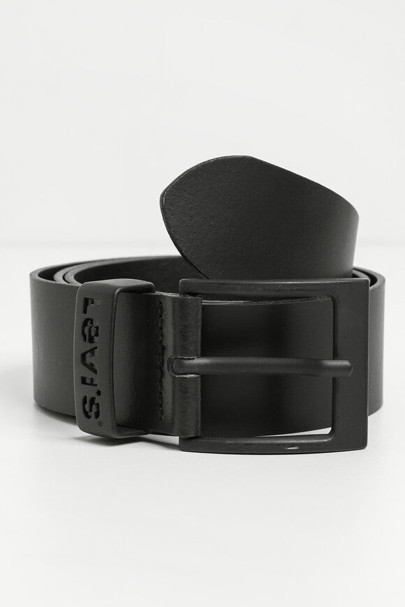 Leather belt - Regular Black