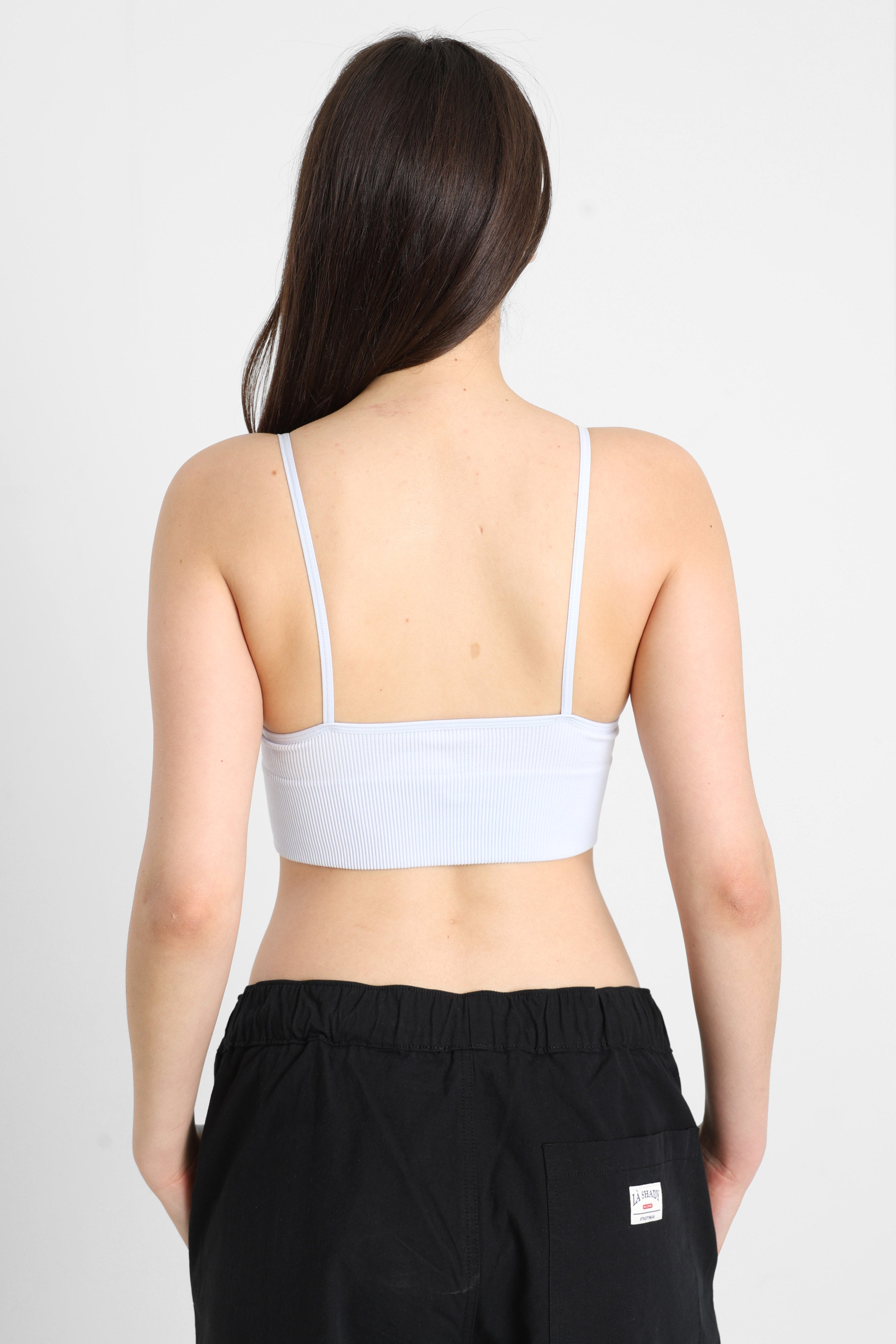 ONLVICKY Geripptes Crop Top - Ancient Water