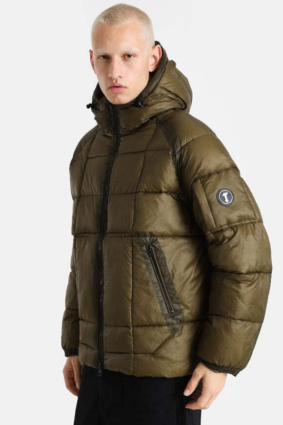 Pufferjacke - Olive