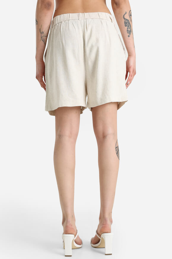 Linen shorts - Light beige