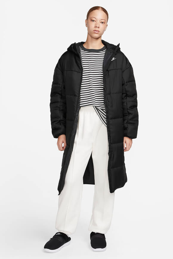 Gesteppter Parka - Black