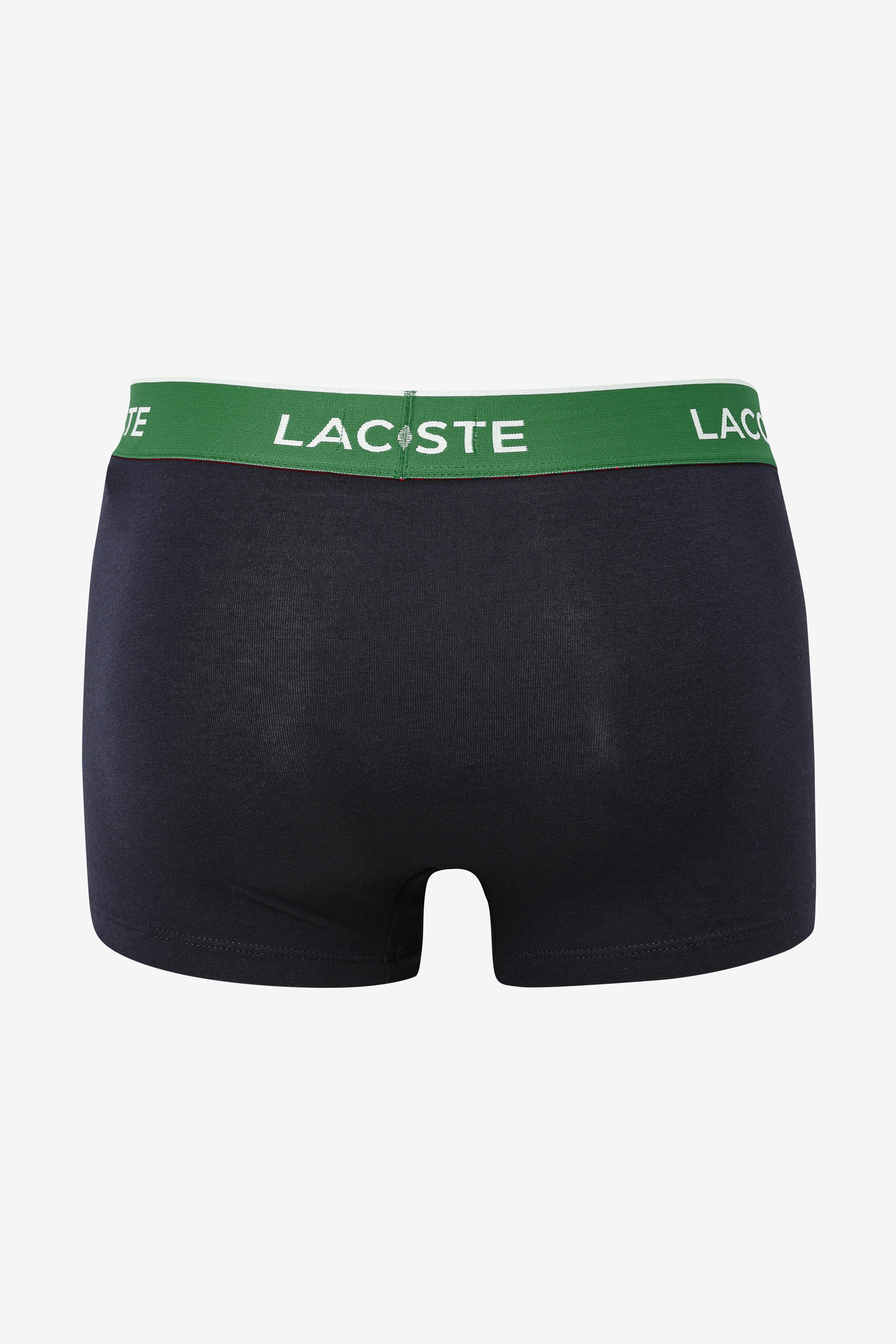 Set of 3 boxers - Navy foncé + Red + Green