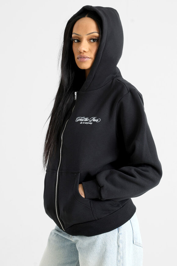Feel The Pain Kapuzensweatjacke - Black