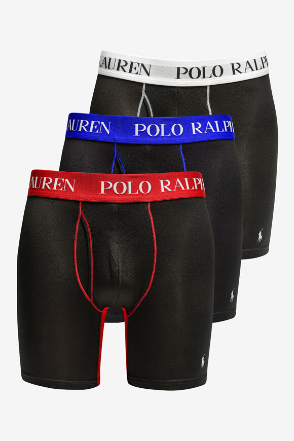 Lot de 3 boxers - Black + White + Royal + Red