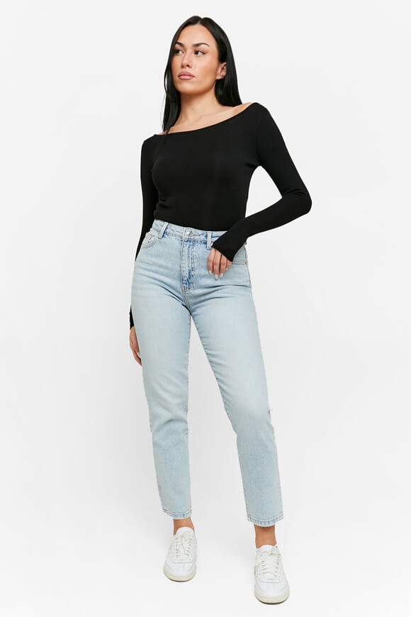 Mom Fit Jeans - Light Blue Denim