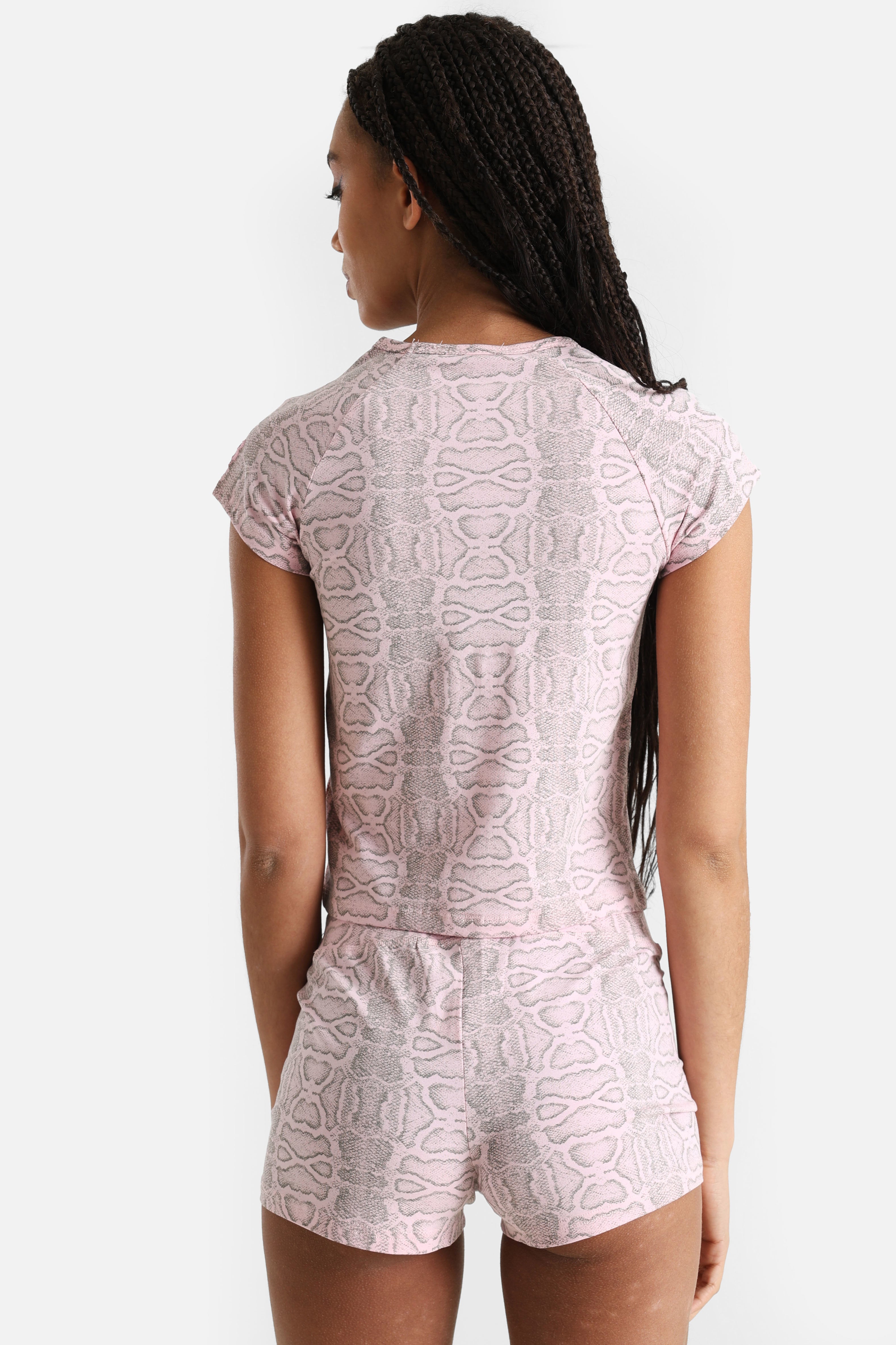 Crop T-Shirt - Pink