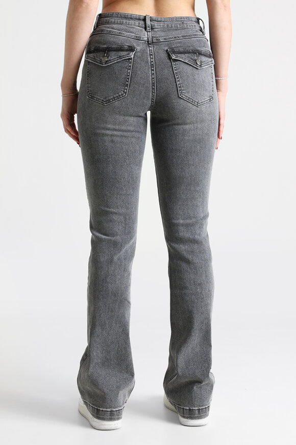 Bootcut Jeans - Grey Denim
